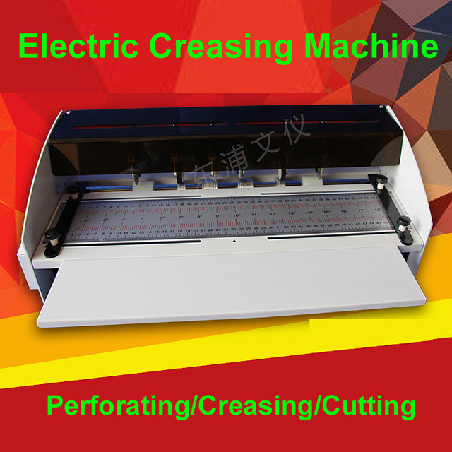 H500 New 110/220v 18.5inch 470mm Electric Creaser Scorer Perforator Cutter  3 Function Paper Cutting Creasing Perforating Machine - Tool Parts -  AliExpress